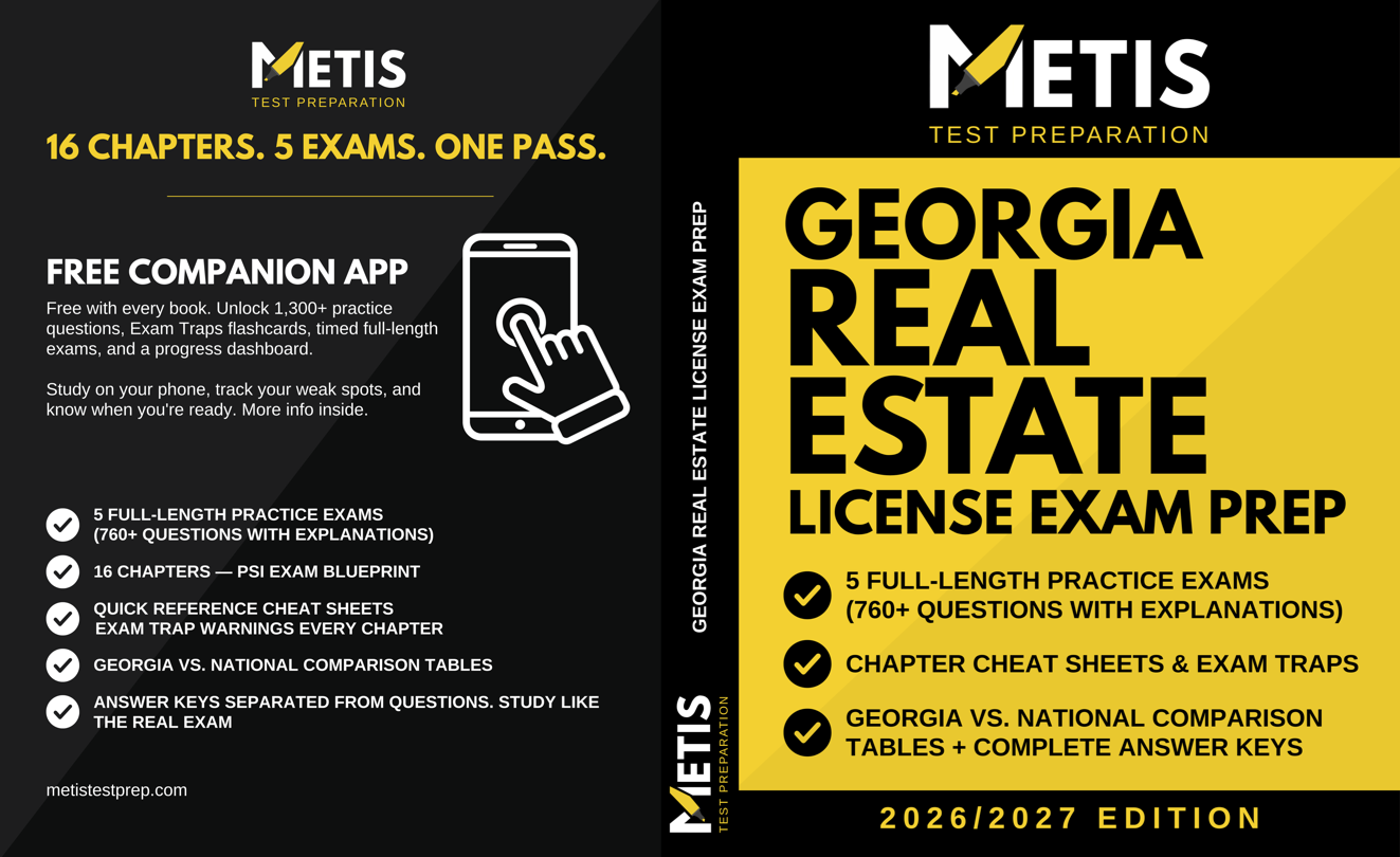 Georgia Real Estate License Exam Prep 2026-2027